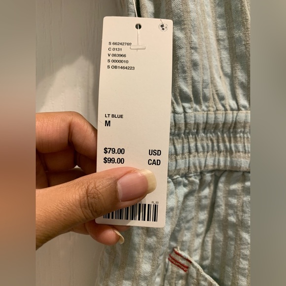 URBAN OUTFITTERS BDG Devon Linen Tie-Waist Romper - Picture 8 of 9